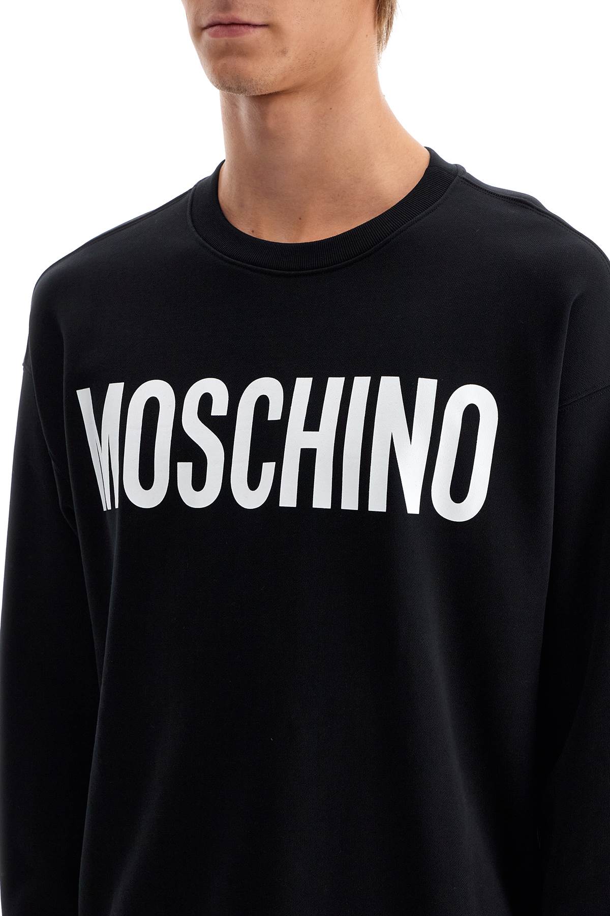 Logo Crewneck Sweatshirt  - Black