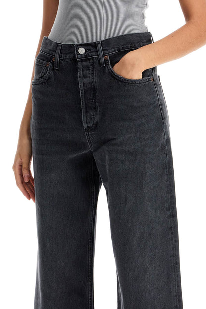 Wide-legged Women's Jeans  - Grey