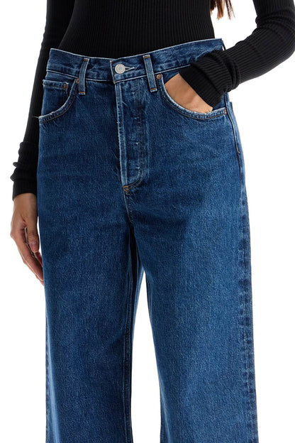 Dame Wide Leg Jeans  - Blue