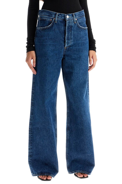 Dame Wide Leg Jeans  - Blue