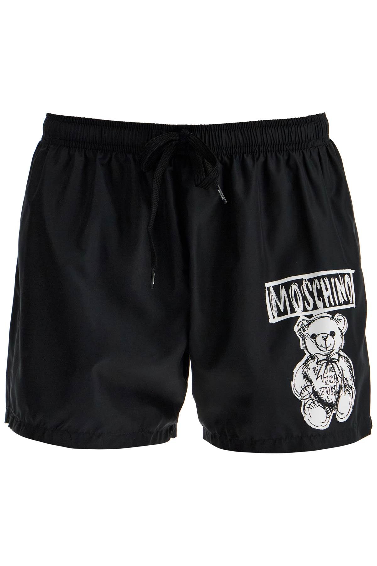 'sea Print Boxer Shorts For  - Black