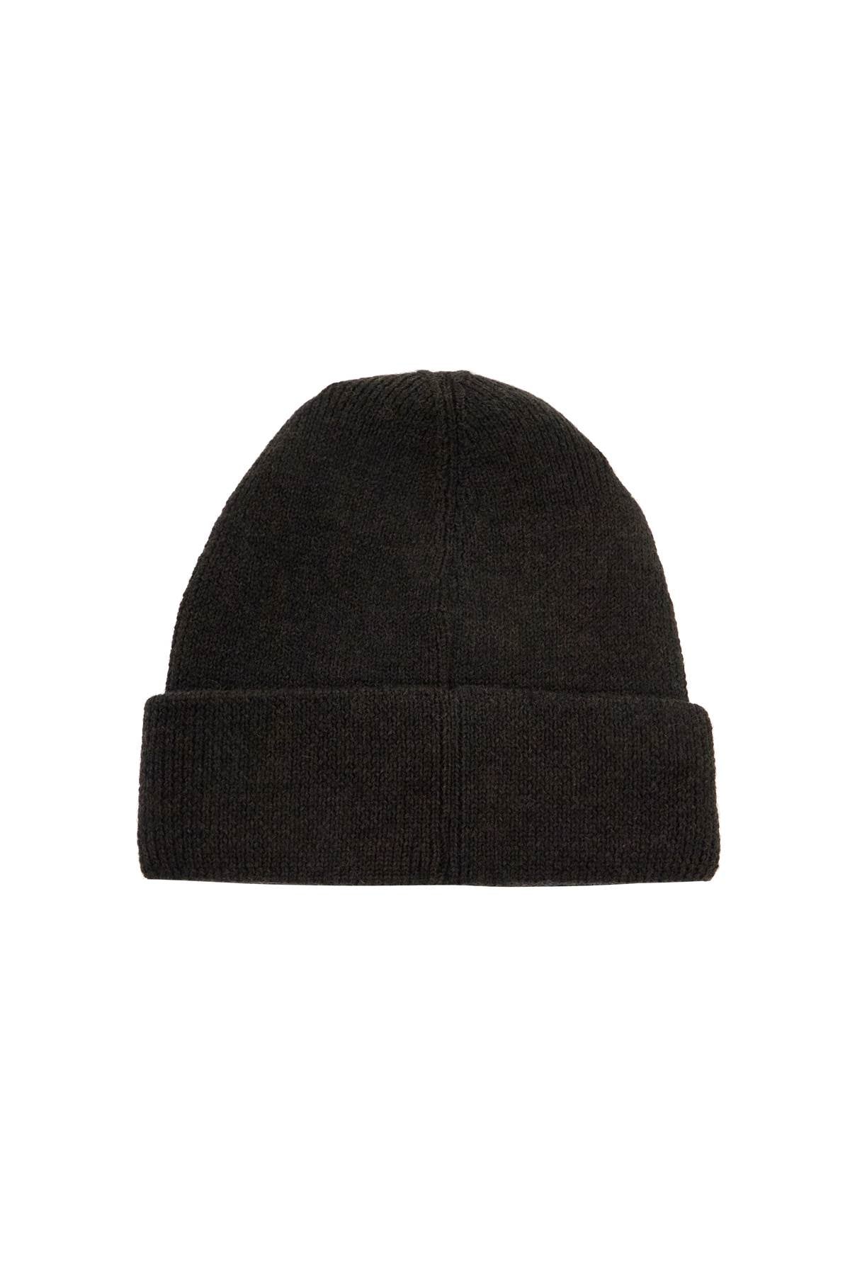 Merino Wool Beanie Hat For  - Brown