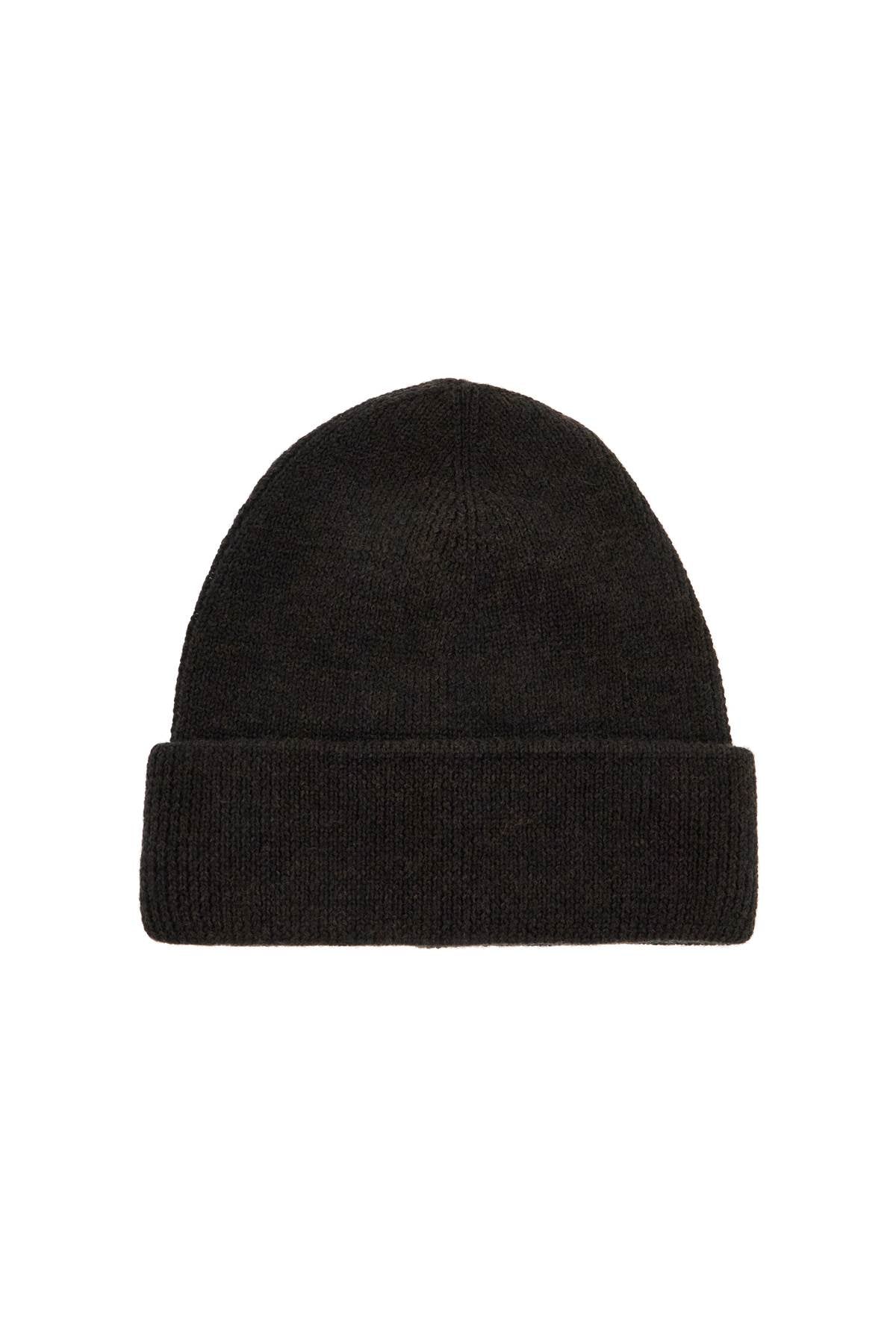 Merino Wool Beanie Hat For  - Brown