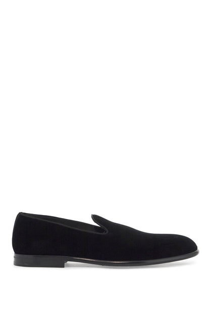 Velvet Loafers For  - Black