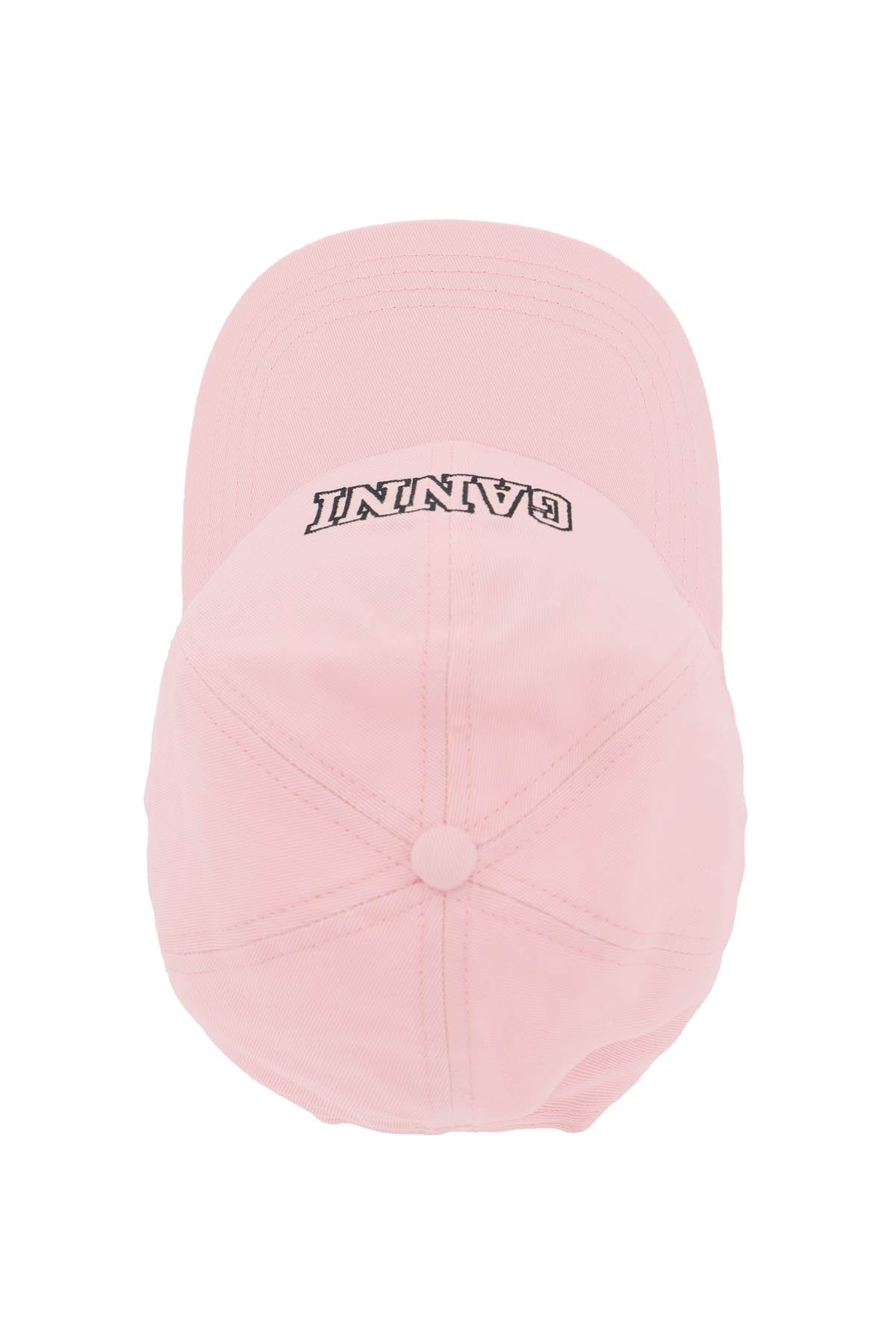 Baseball Cap With Logo Embroidery  - Pink