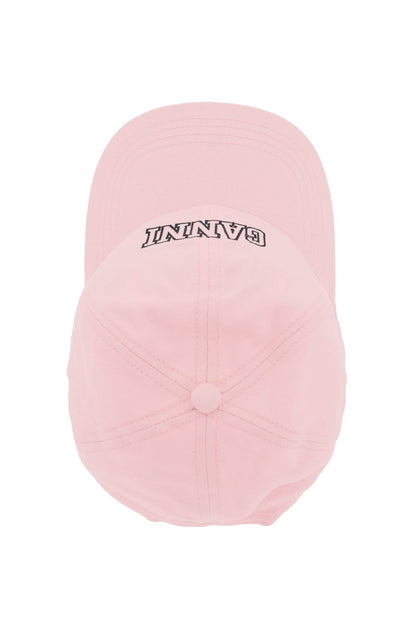 Baseball Cap With Logo Embroidery  - Pink