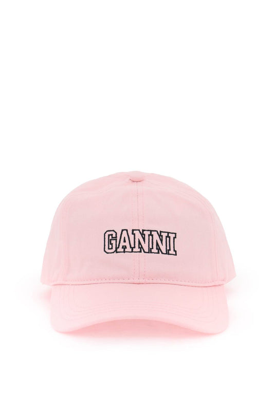 Baseball Cap With Logo Embroidery  - Pink