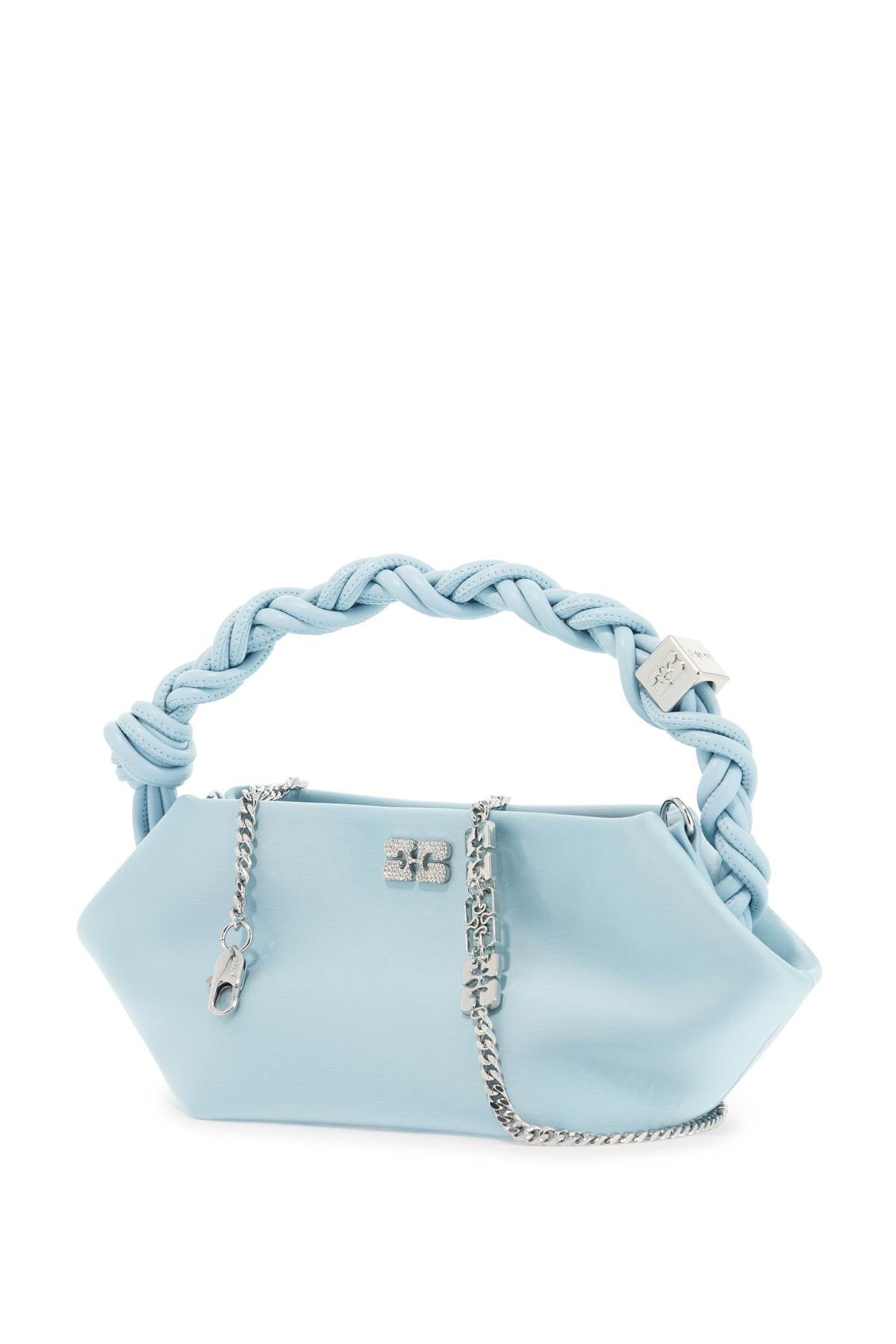 Mini Bou Satin Handbag  - Light Blue