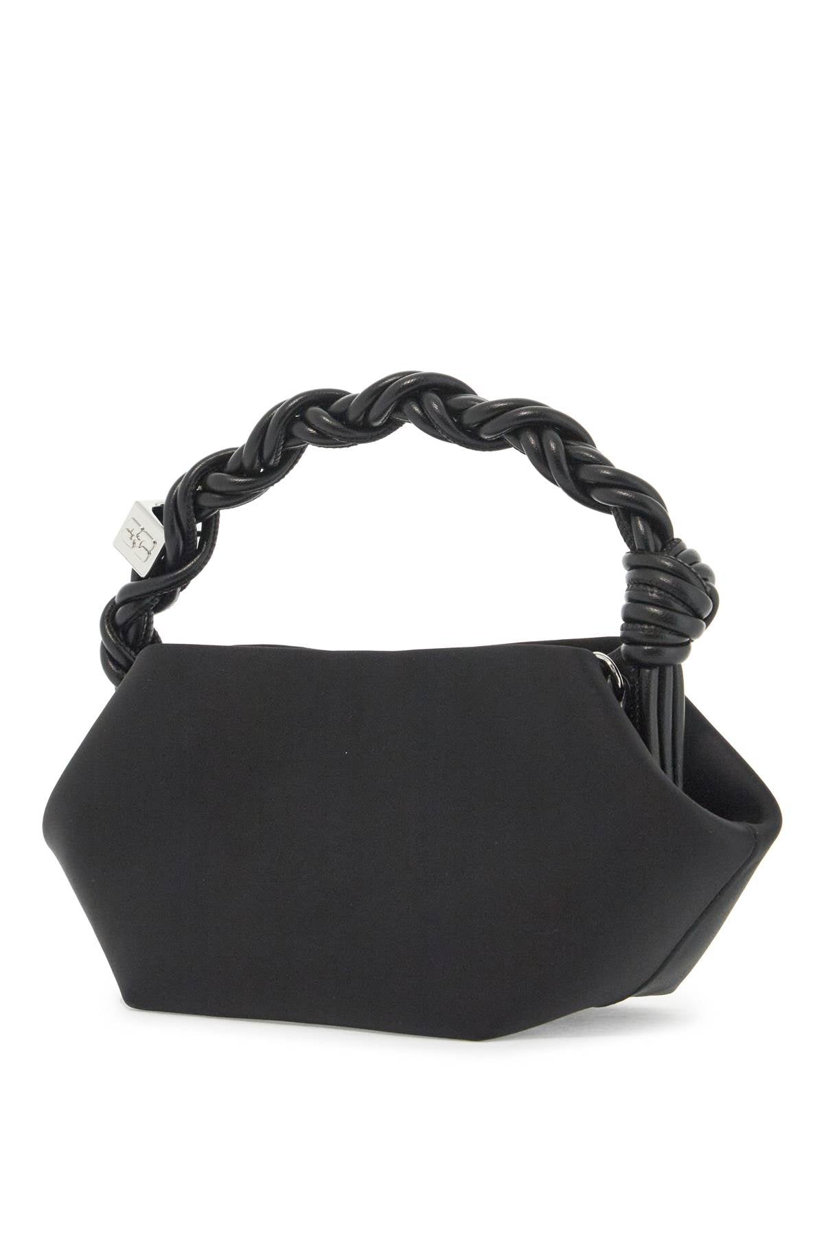 Mini Bou Satin Handbag  - Black