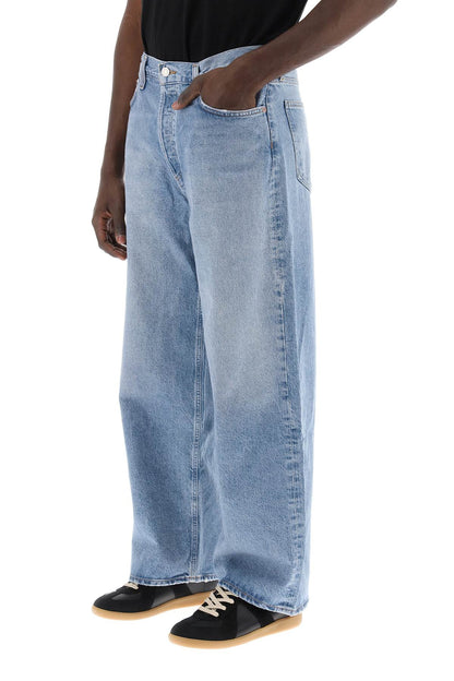 Low-slung Baggy Jeans  - Blue