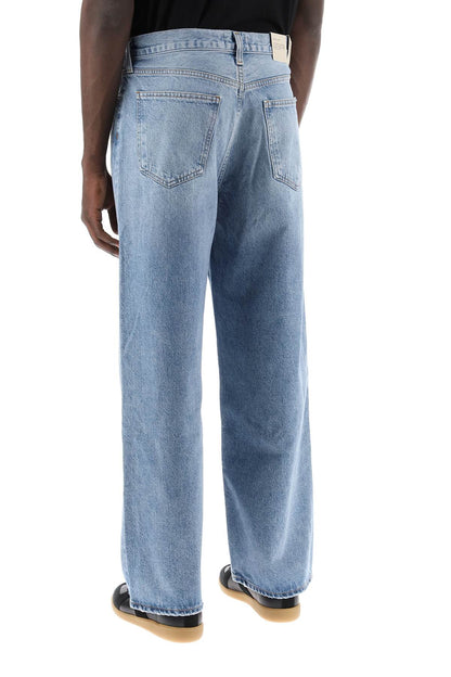 Low-slung Baggy Jeans  - Blue