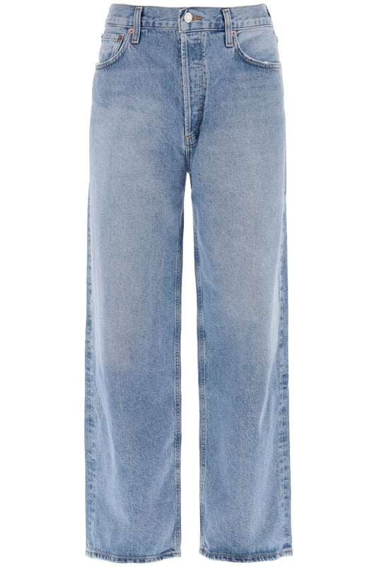 Low-slung Baggy Jeans  - Blue