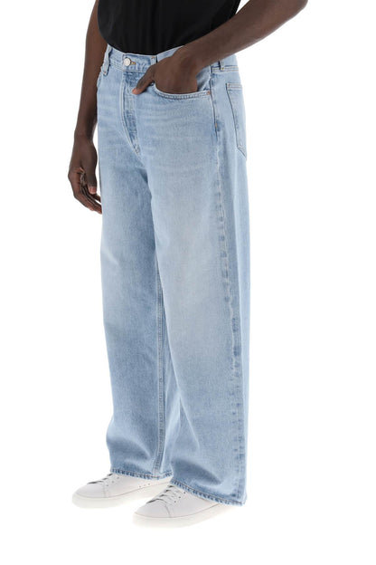 Baggy Slung Jeans  - Blue