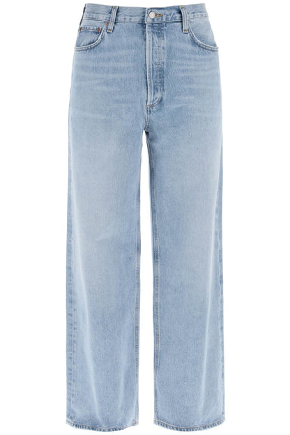 Baggy Slung Jeans  - Blue