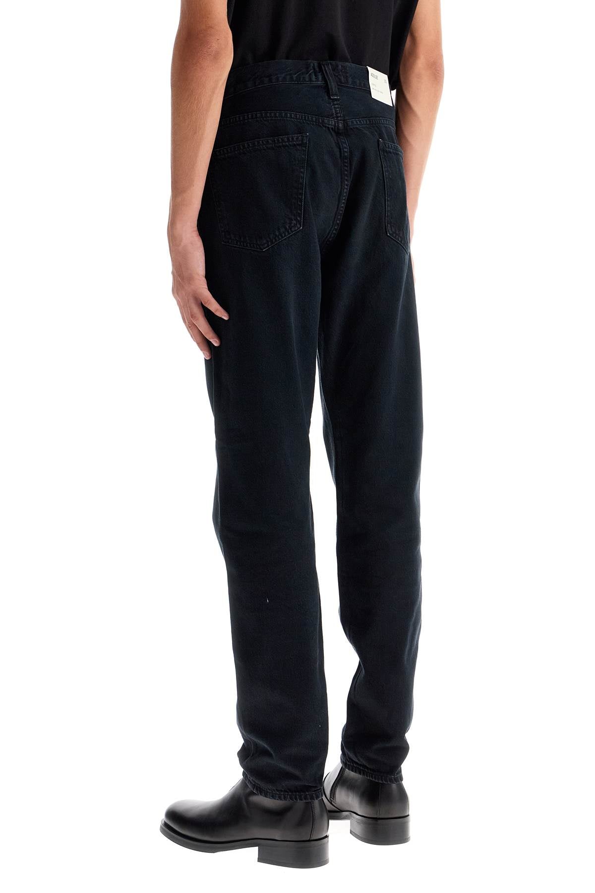 Crushed Wash Curtis Jeans In  - Black