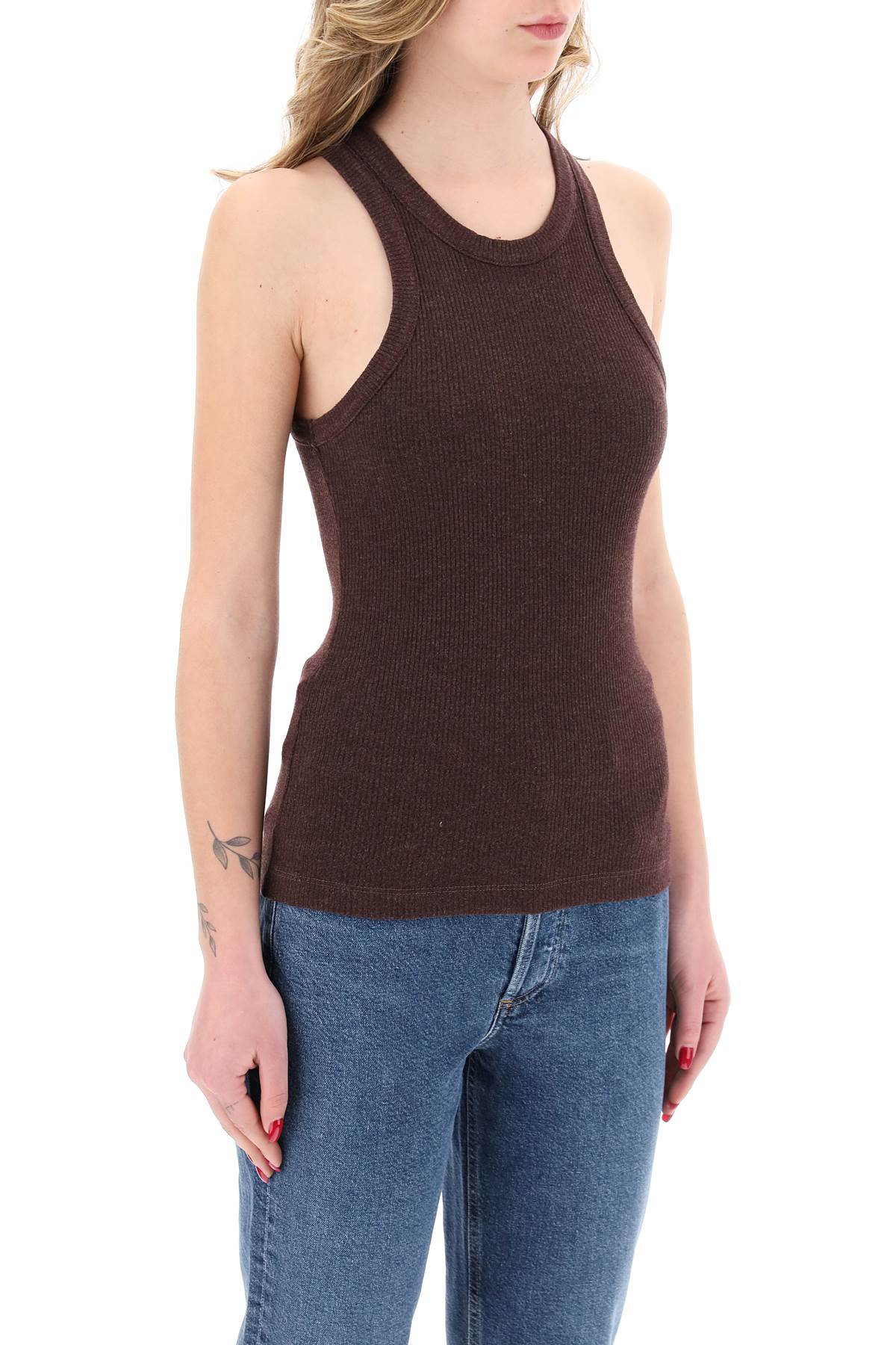 'bailey Knit Sleeveless  - Brown