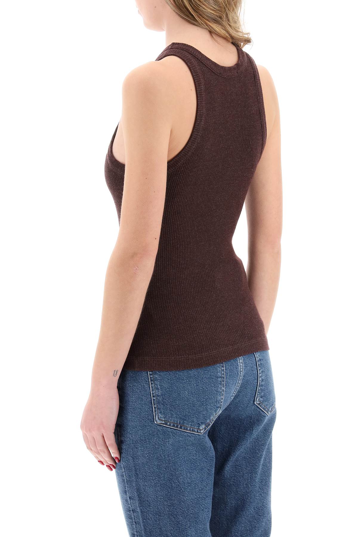 'bailey Knit Sleeveless  - Brown