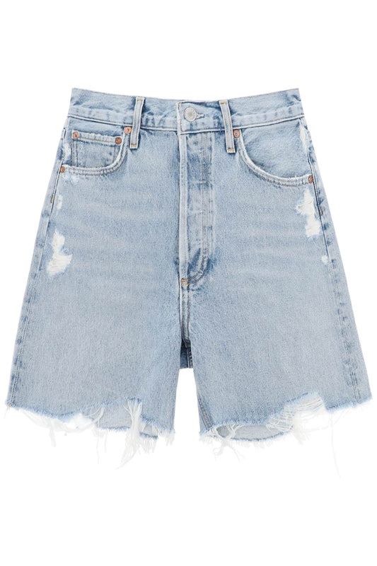 Stella Denim Shorts  - Light Blue