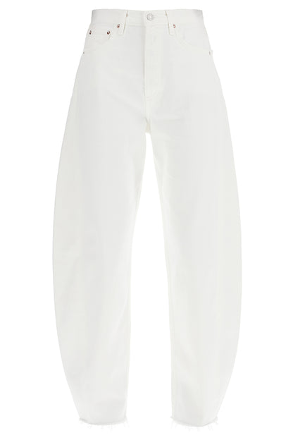 Luna Barrel Jeans Collection  - White