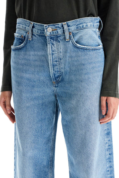 'low Slung Baggy' Jeans  - Blue