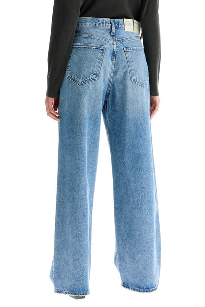 'low Slung Baggy' Jeans  - Blue