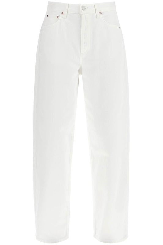 Low-slung Baggy Jeans  - White