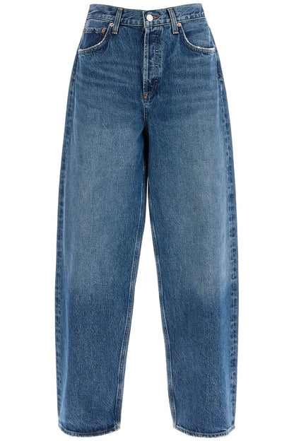 Low Slung Baggy Jeans  - Blue