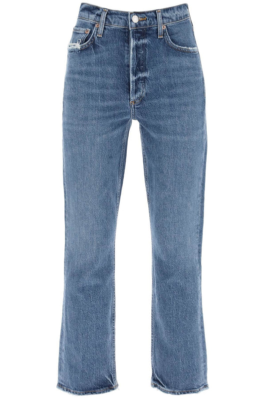 Riley High-waisted Jeans  - Blu