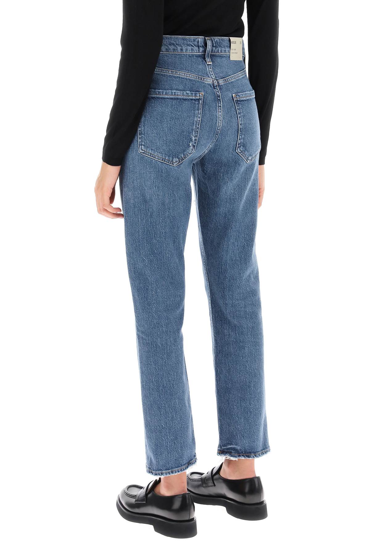 Riley High-waisted Jeans  - Blu