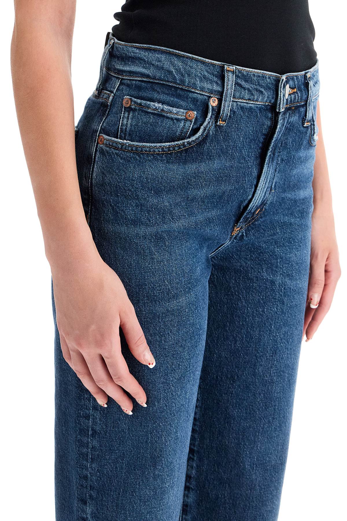 Straight Harper Jeans For Women  - Blue