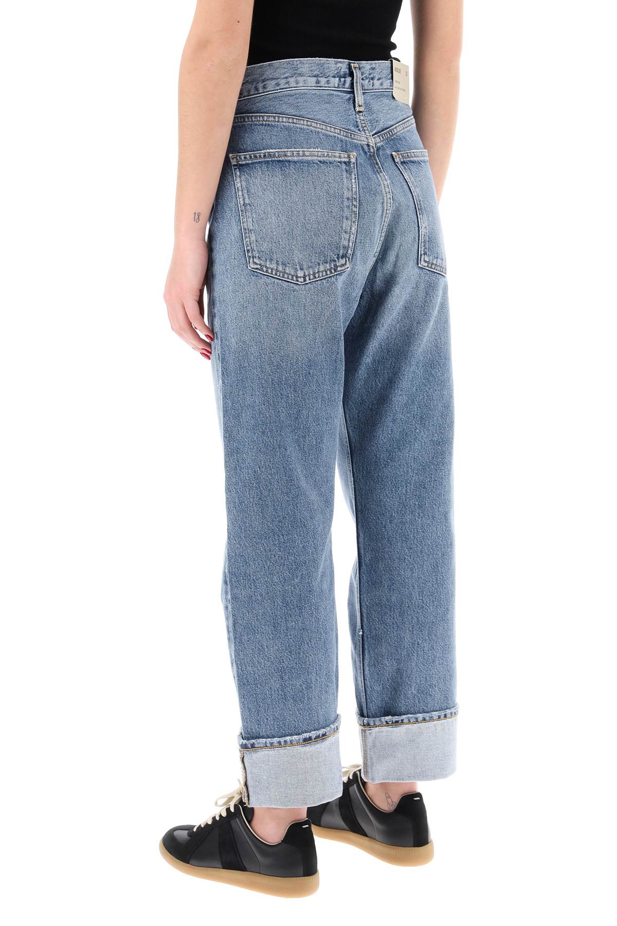 Ca

straight Jeans With Low Crotch Fran  - Blue