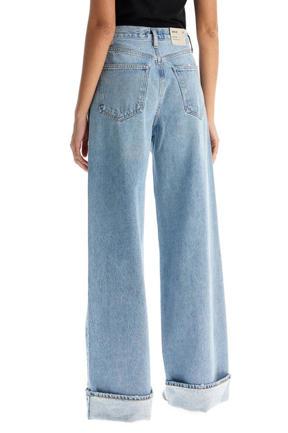 Dame Wide Leg Jeans  - Blue