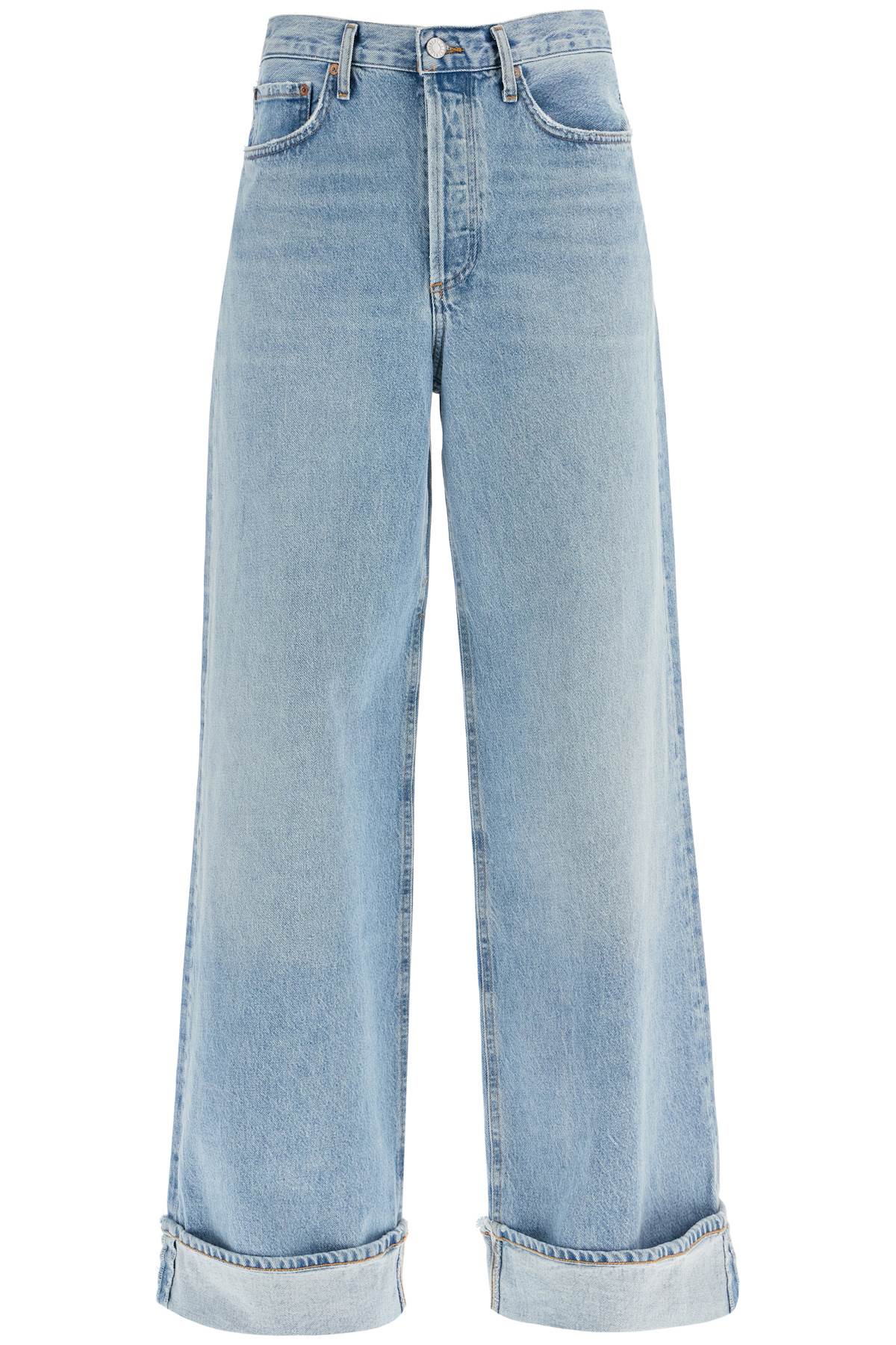 Dame Wide Leg Jeans  - Blue