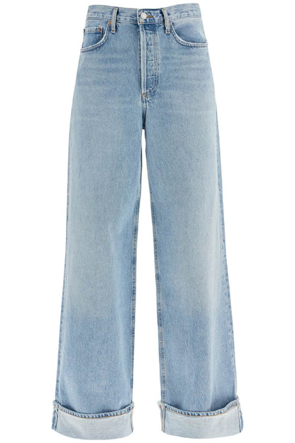 Dame Wide Leg Jeans  - Blue