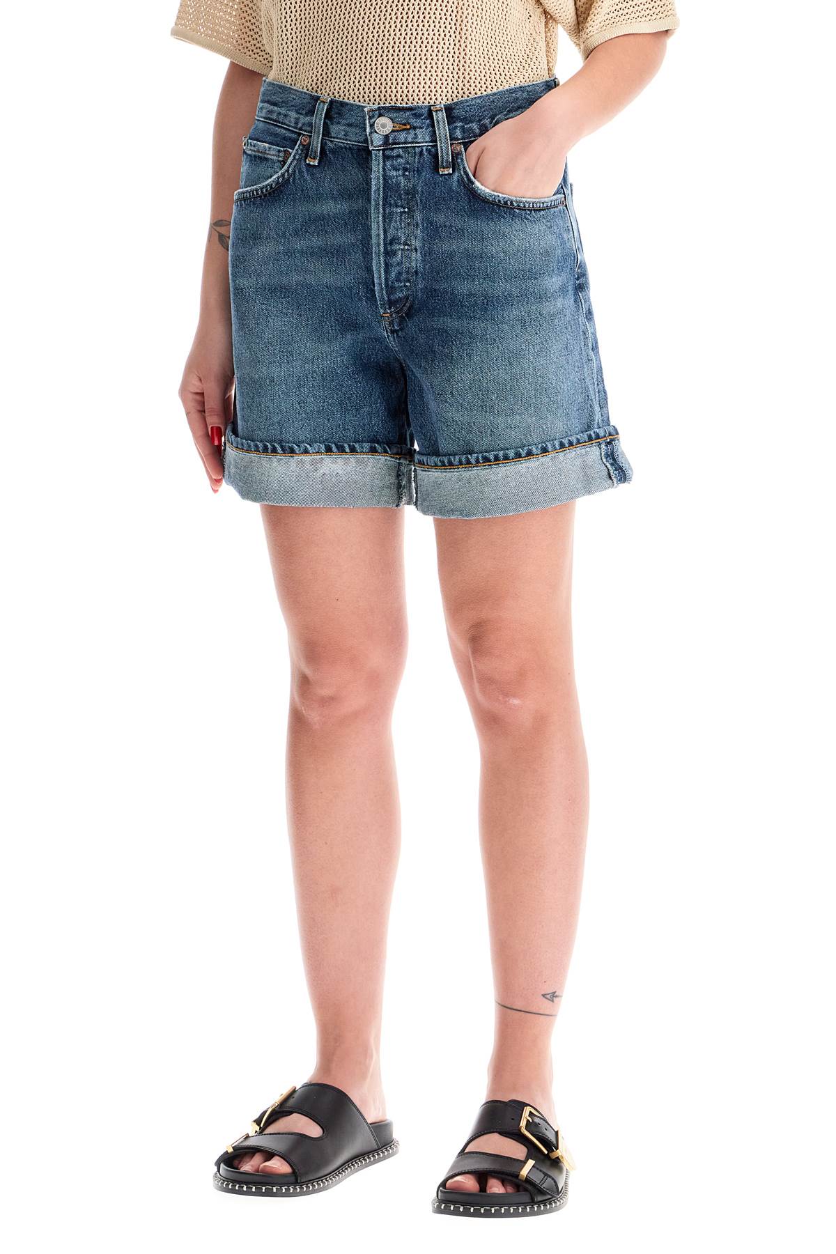 Women's Denim Shorts For  - Blue