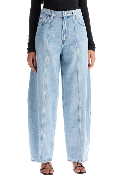 "kristen Jeans With Curved  - Blue