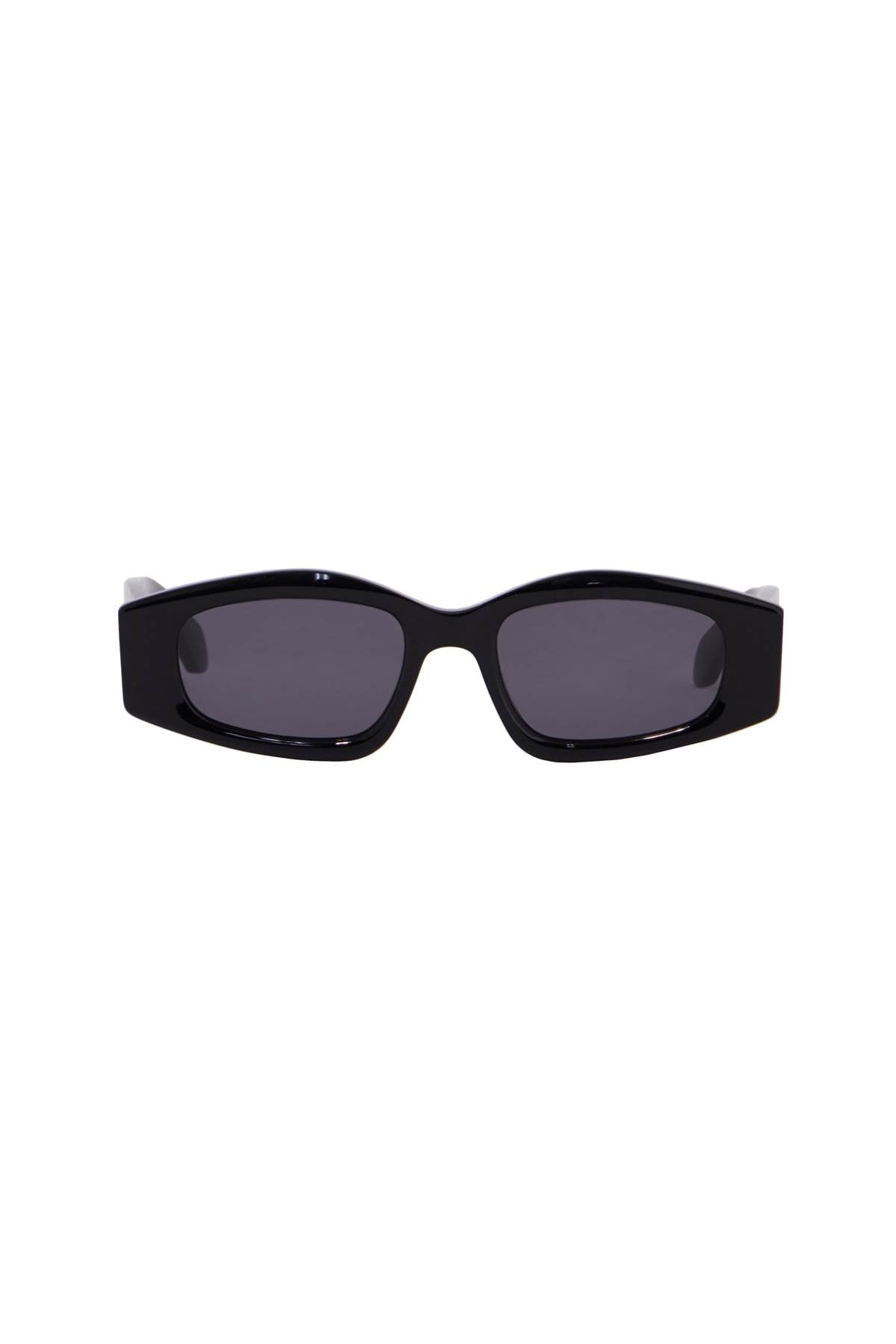 Oval Sunglasses For Stylish Sun  - Black