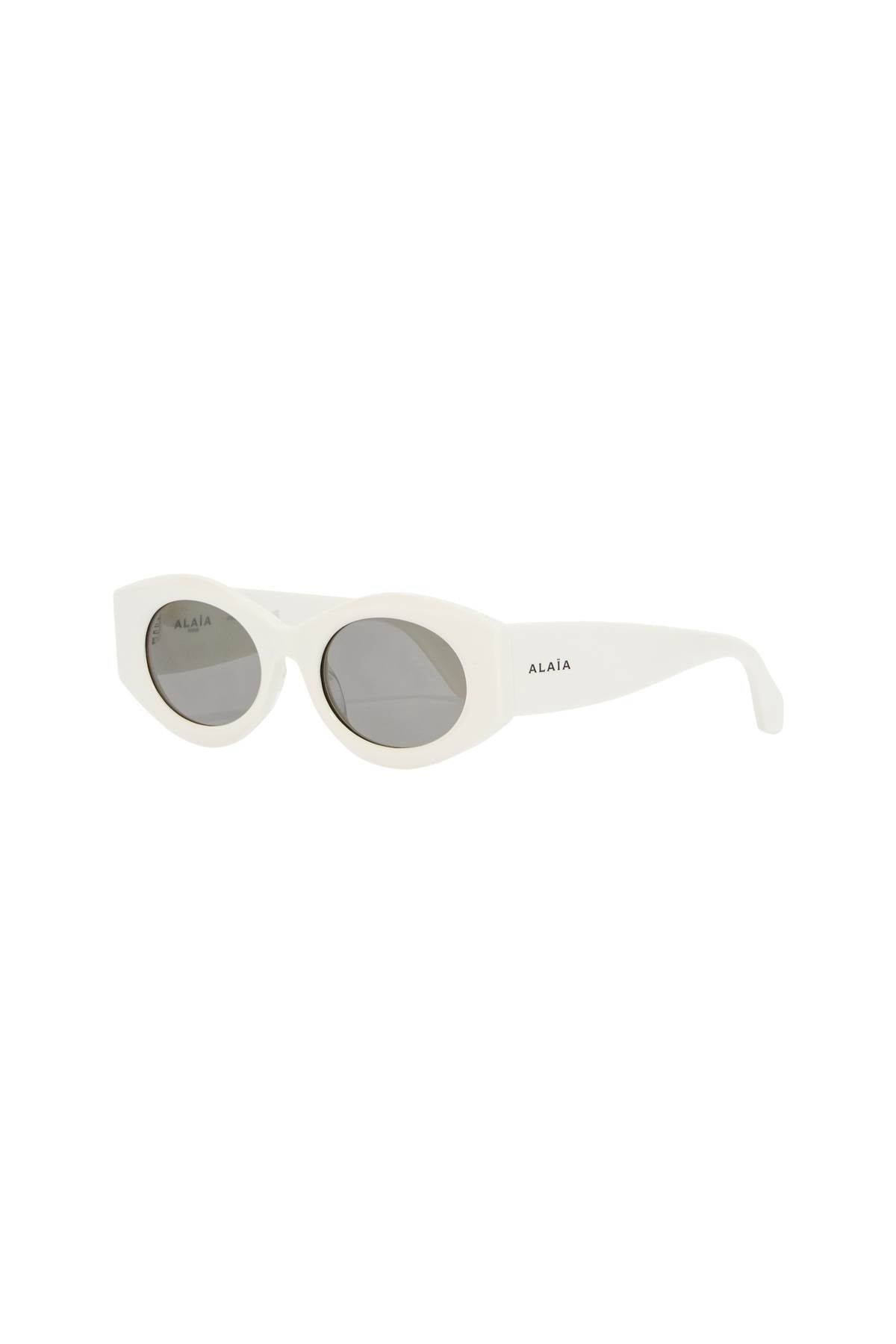 Oval Sunglasses For Stylish Sun  - White