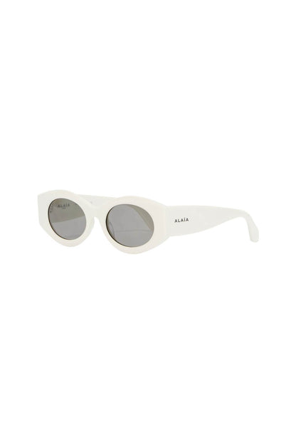 Oval Sunglasses For Stylish Sun  - White