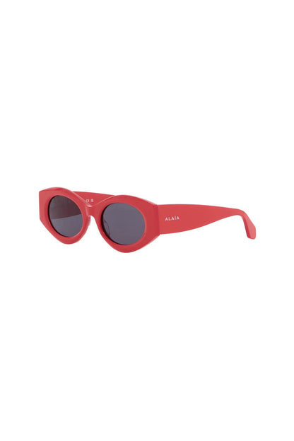 Oval Sunglasses For Stylish Sun  - Red