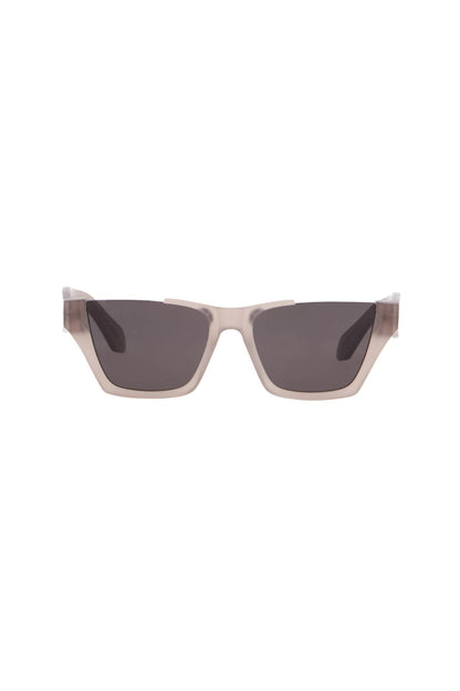 Half-circle Sunglasses For A Stylish And Modern  - White