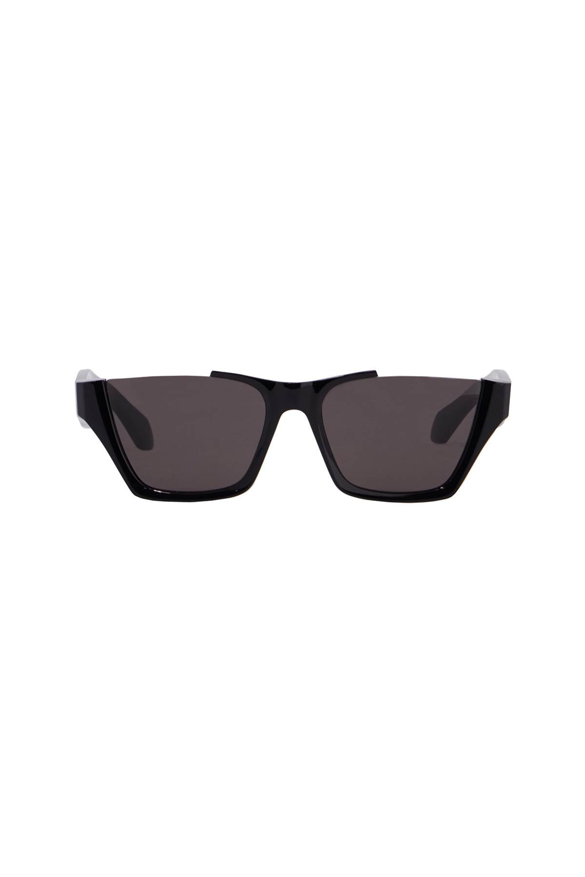 Half-circle Sunglasses For A Stylish And Modern  - Black