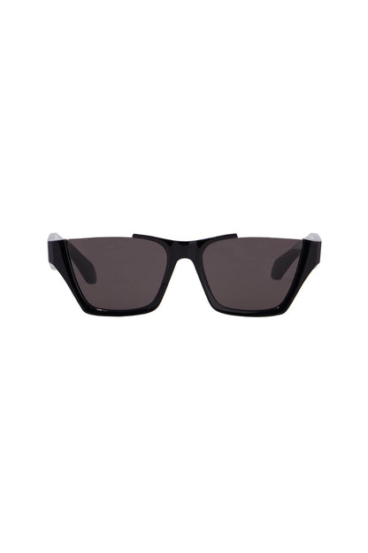 Half-circle Sunglasses For A Stylish And Modern  - Black