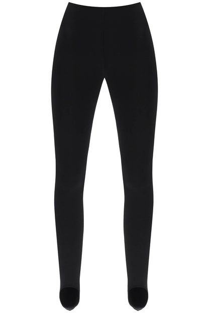 Over Heel Leggings  - Black