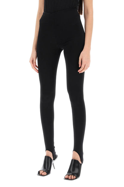 Over Heel Leggings  - Black