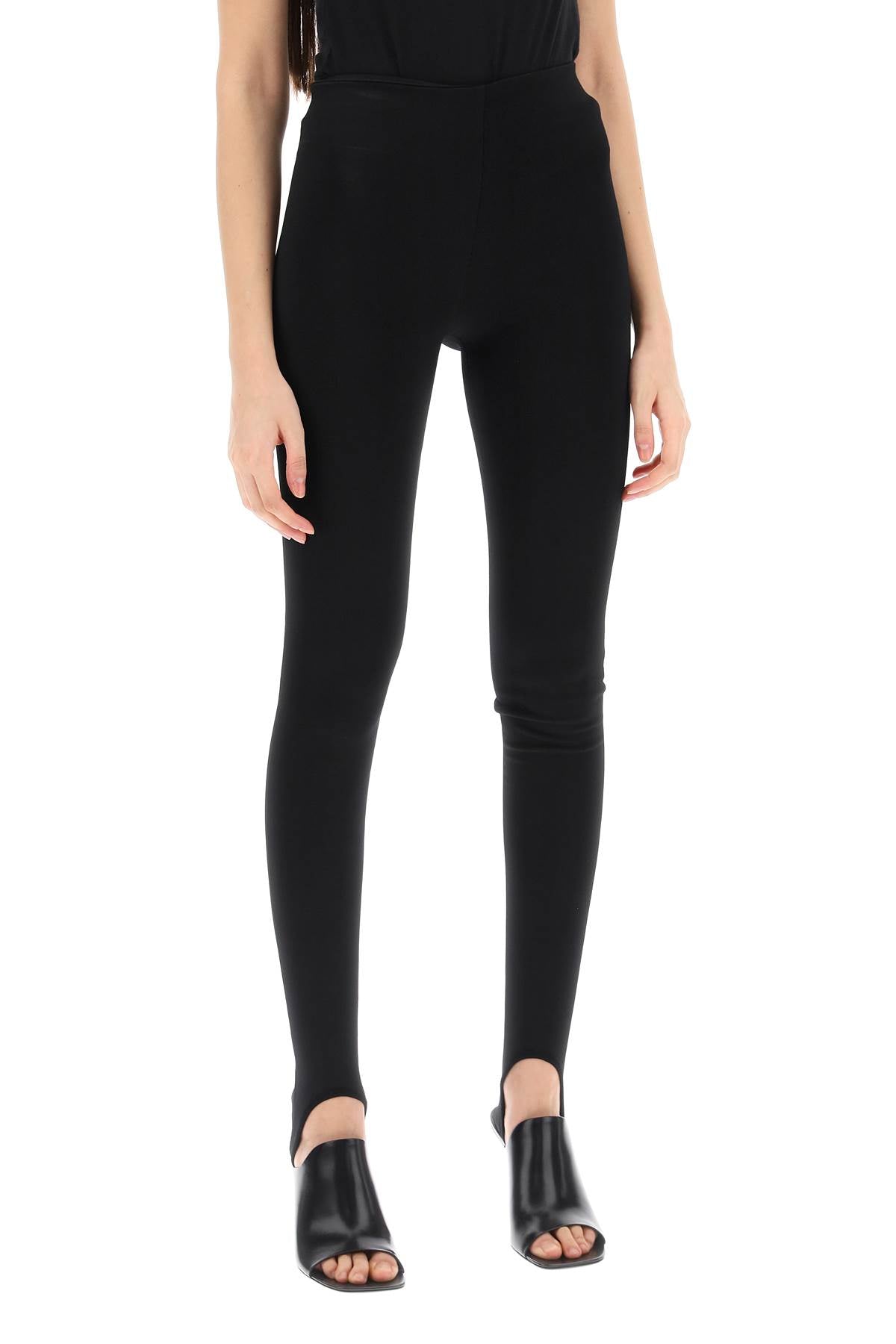 Over Heel Leggings  - Black