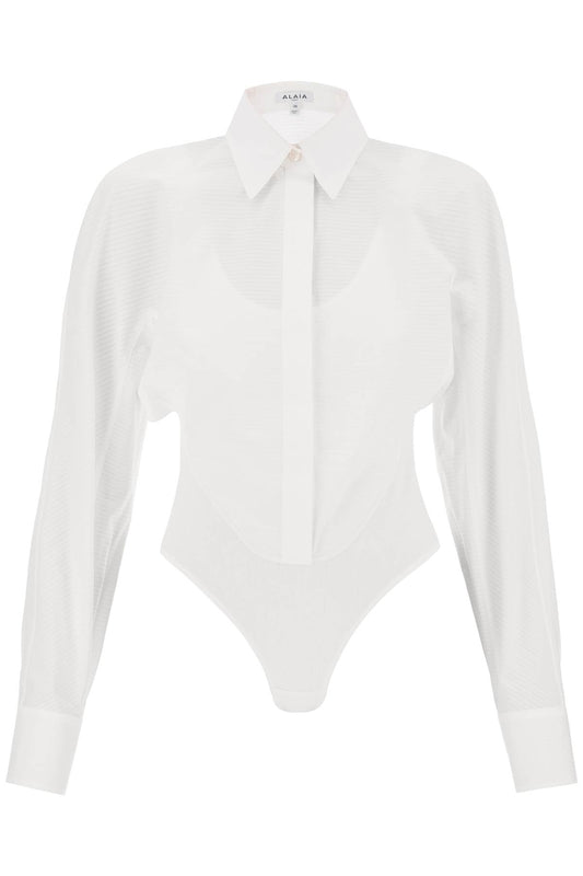 Layered Shirt Body For  - White