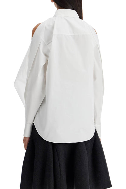 'blouse With Balloon Sleeves'  - White