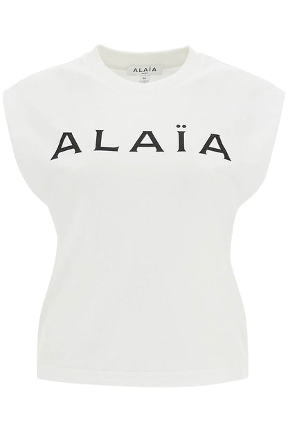 Logo Printed T-shirt  - White