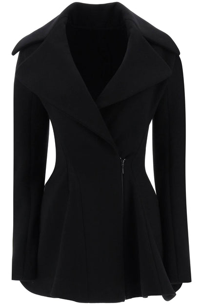 'princess' Midi Coat  - Nero